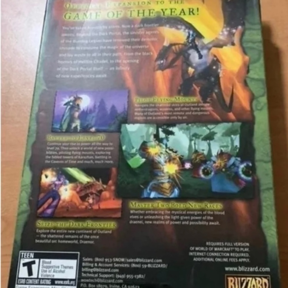 Microsoft world of warcraft games lot of 2 burning crusade/wrath of lich king - Picture 9 of 13